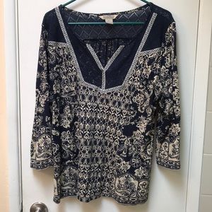 LUCKY BRAND Boho Top